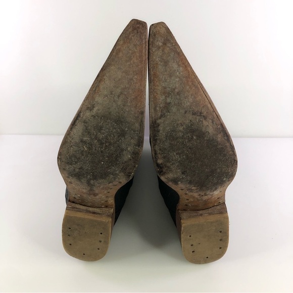 Team West Men's Brown Leather Pointed Toe Pull On Western Boots - Size US 6.5 - Picture 7 of 8